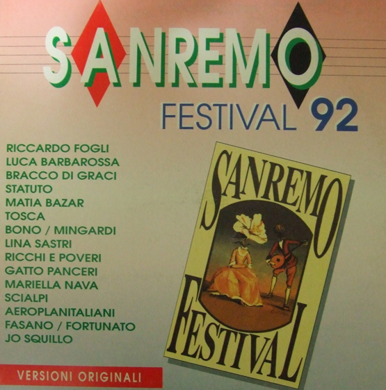 SANREMO 92 FESTIVAL