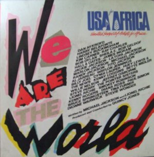 WE ARE THE WORLD USA FOR AFRICA MICHAEL JACKSON